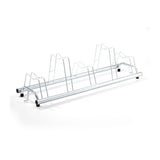 Support Sol Peruzzo 5 Vélos 136x42x40cm Argent