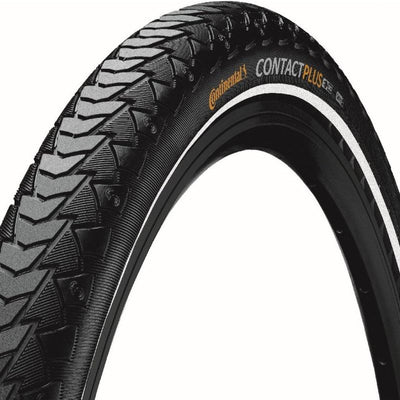 Cubierta Continental Contact Plus SL Rigida Negro Reflectante