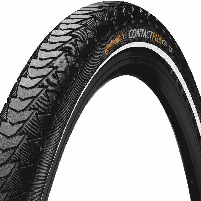Cubierta Continental Contact Plus SL Rigida Negro Reflectante