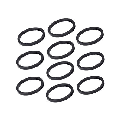 Set Espaciadores Deda Tubo Dirección 1-1/8 5mm 10u Aluminio Negro