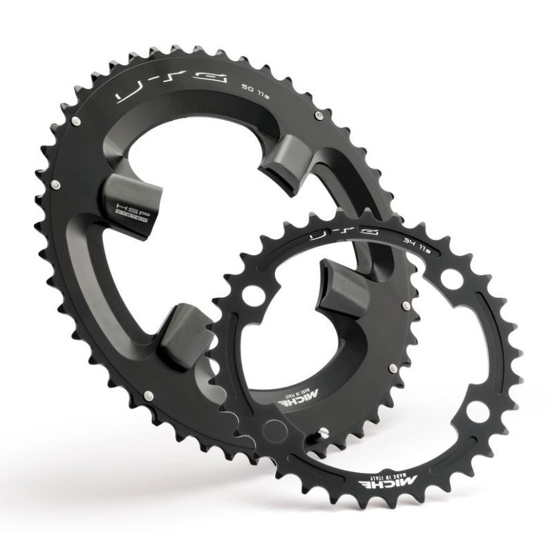 Plato Miche Super11 UTG Shimano Ultegra 6800 Exterior Negro