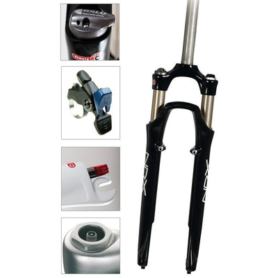 Horquilla SR SF12 NRX-E RL R Lite 28 1 1/8 V-Brake A-Head Negro