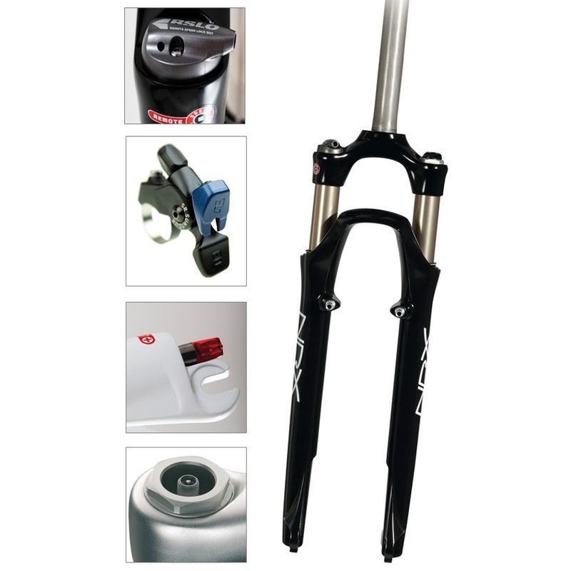 Horquilla SR SF12 NRX-E RL R Lite 28 1 1/8 V-Brake A-Head Negro