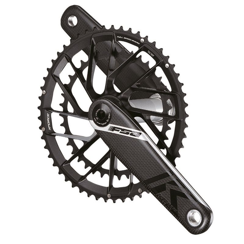 Juego Bielas/Platos Fsa K-Force Team Edition Modular BB386EVO Direct Mount 52/36d Carbono 175mm