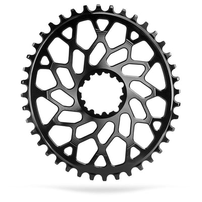 Plato Absolute Black Ovalado Direct Mount CX Sram 1x10/12v Aluminio Negro
