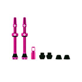 Juego Valvulas Muc-Off V2 Tubeless 60mm Rosa