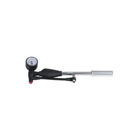 Hinchador Suspension Zefal Z Shock Manometro Aluminio Plata