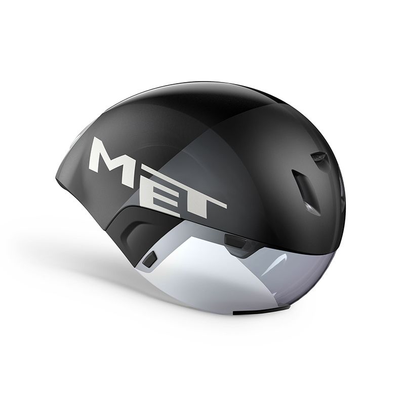 Casco Met Codatronca Black/Silver Mate Glow