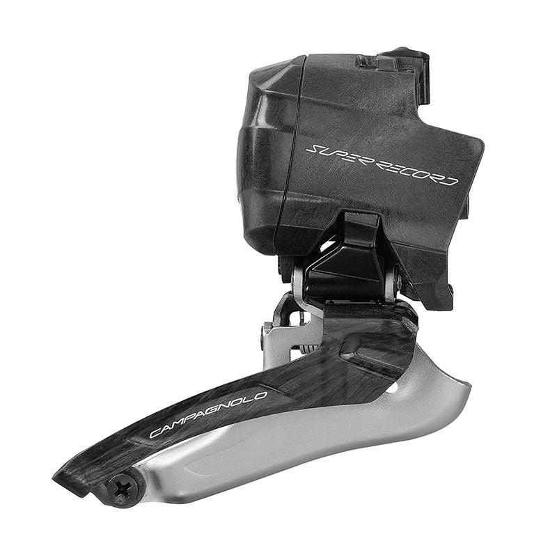 Desviador Campagnolo Super Record WRL 12v Sin Abrazadera Carbono/Negro