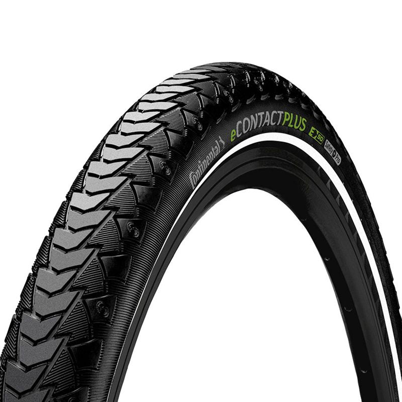 Cubierta Continental Econtact Plus 28X2.20 Rigida Negro Reflectante