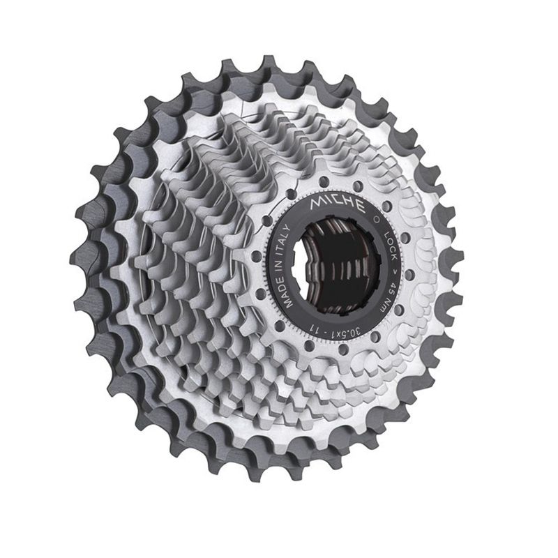 Casete Miche Primato K12 12v Shimano Aluminio Plata