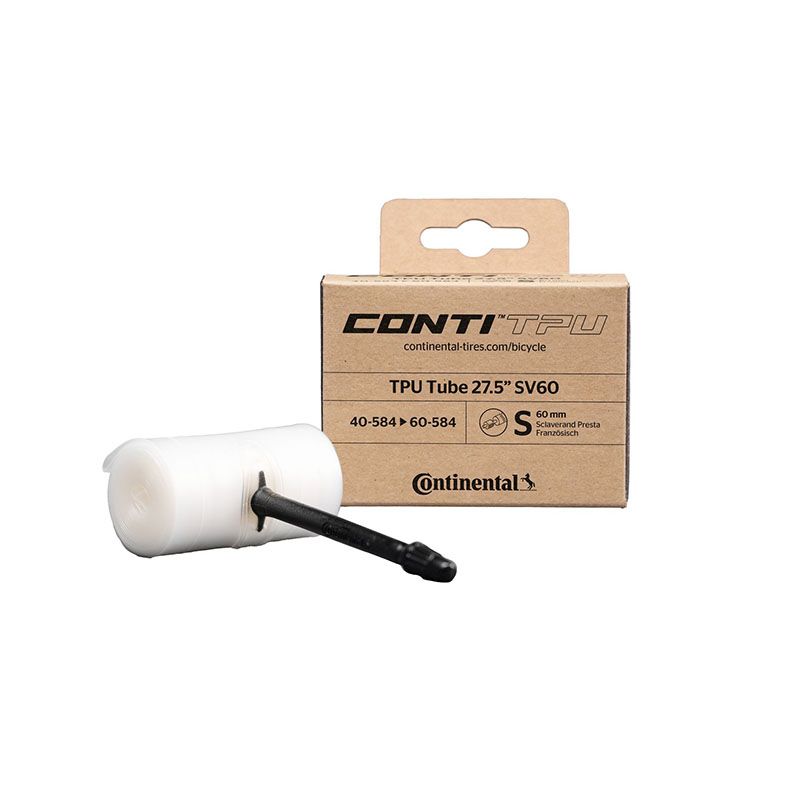 Cámara Continental Tpu 27.5" Valvula Presta Negro 60mm