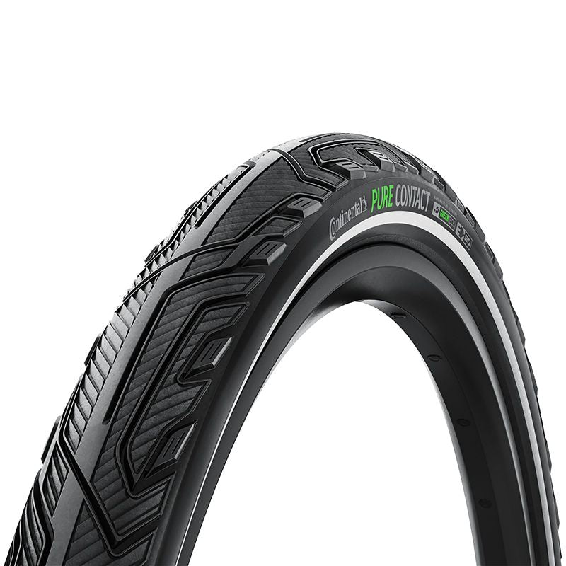 Cubierta Continental Pure Contact 28X1.50 Vectran/Polyx Breaker Plegable Negro Reflectante