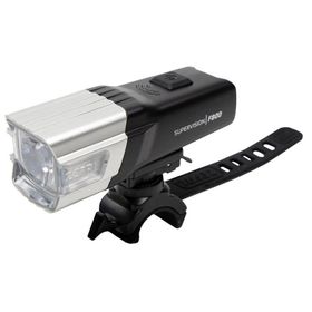 Luz Delantera Zefal Supervision F800 USB Blanco/Negro