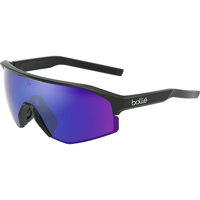 Gafas Sol Bolle Lightshifter Xl Negro Mate Lente Marron Azul