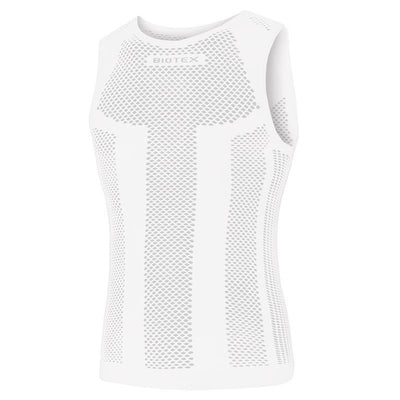 Camiseta Interior Biotex Piuma Sin Costuras Malla Blanco