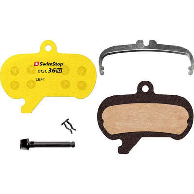 Juego Pastillas Freno Swisstop Disc 36 RS Sram Maven Ultimate/Silver/Bronze Amarillo