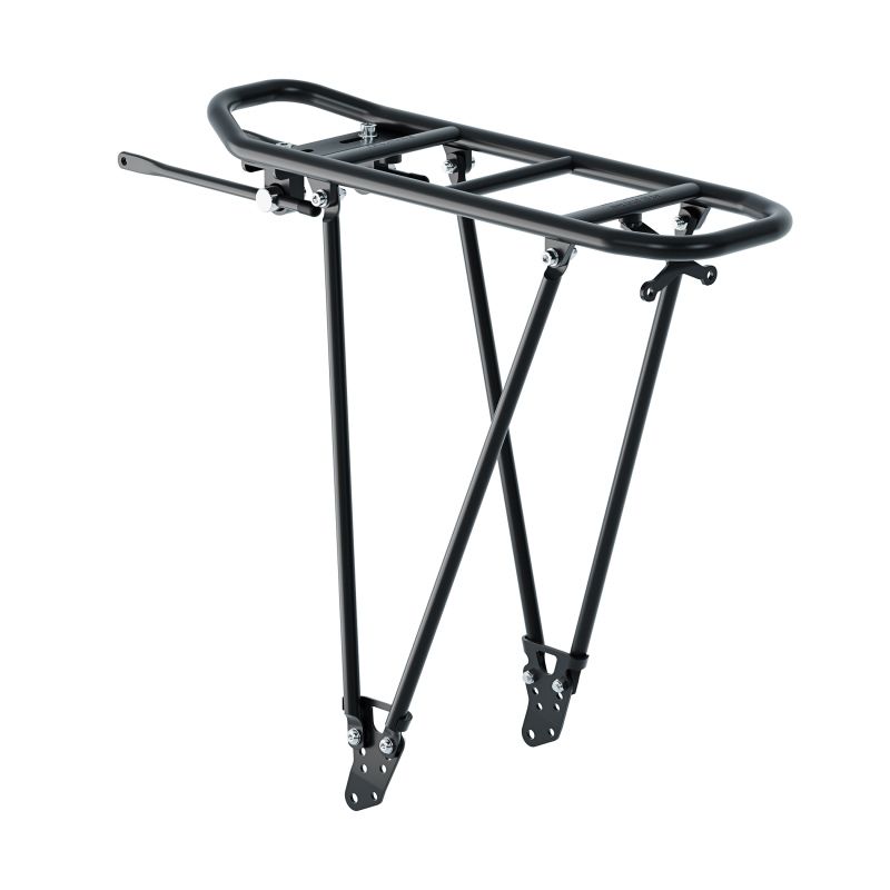 Portabultos Trasero Racktime Foldit 2.0 Ajustable Snapit 2.0 24-29" Aluminio Negro