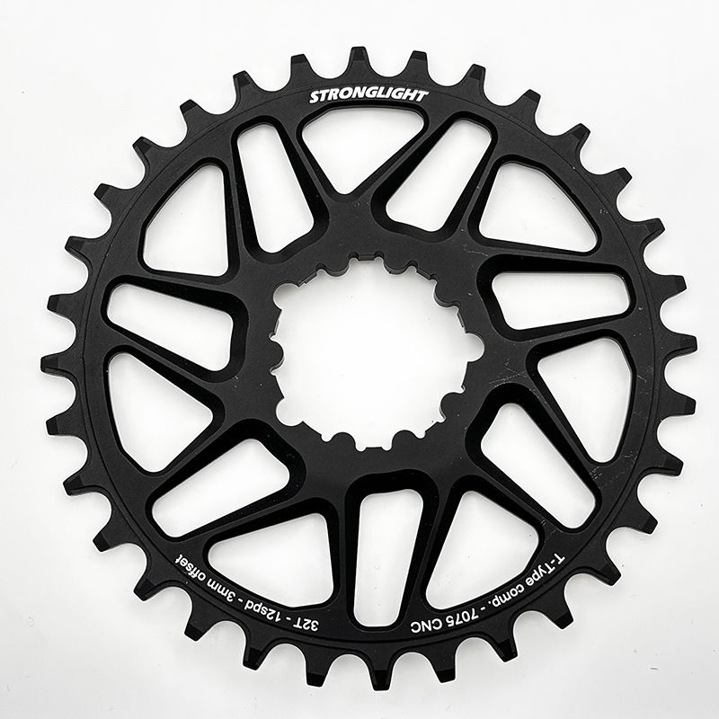 Plato Stronglight Direct Mount 3mm Offset Boost Sram SX/NX/GX/X01 Eagle Aluminio Negro