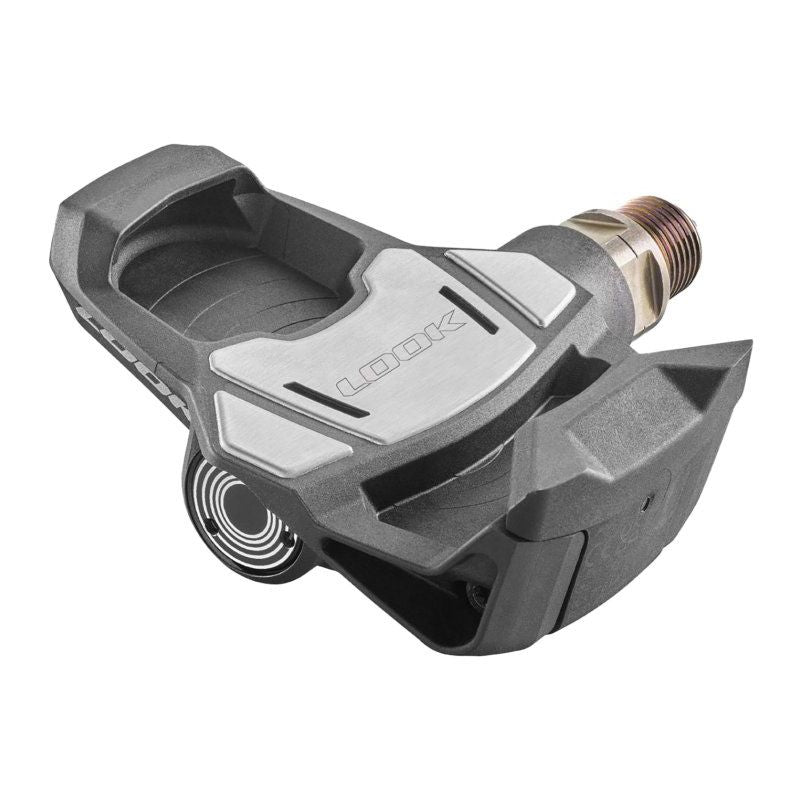 Pedales Potenciometro Look Keo Blade Single Power 16nm Carbono Negro