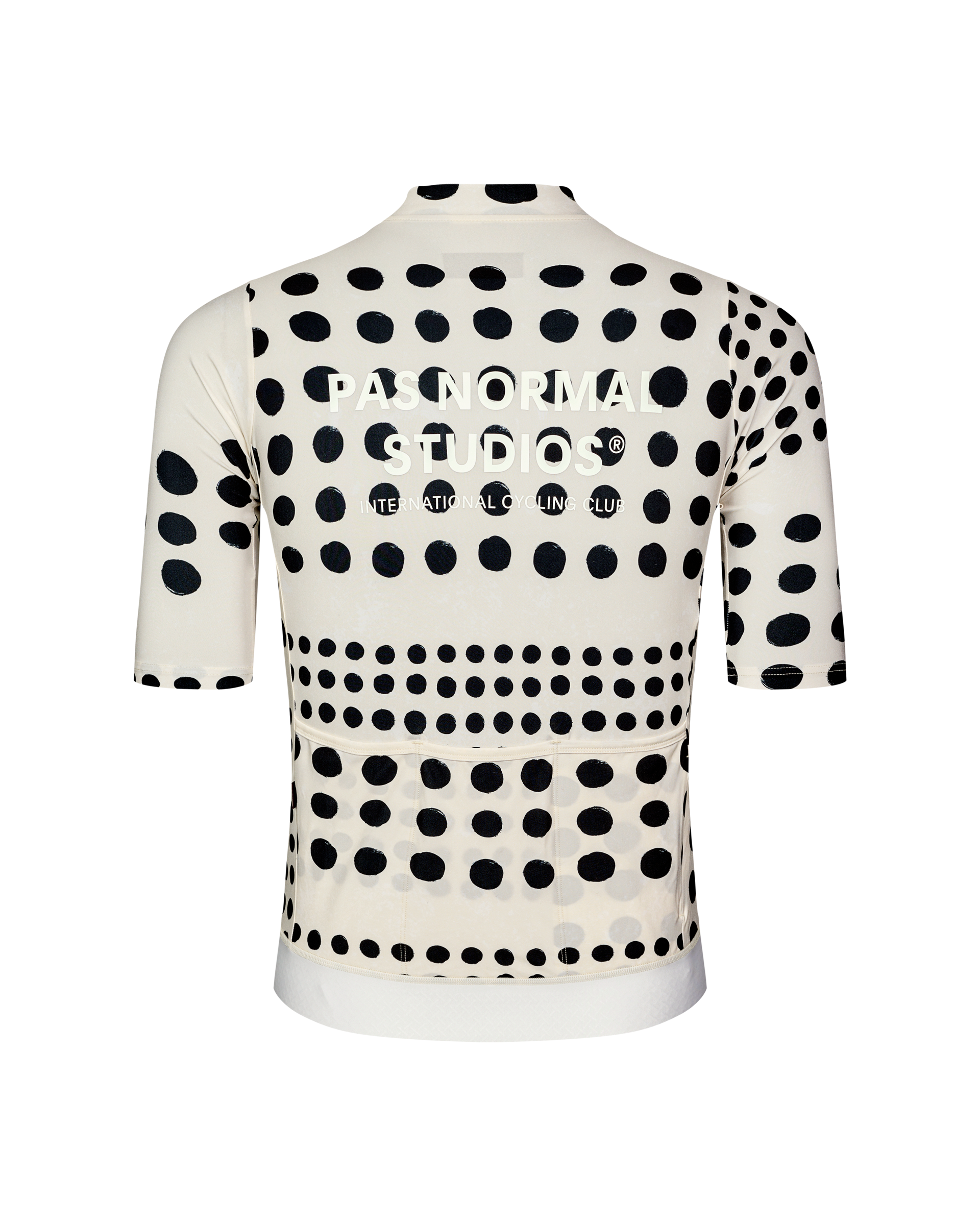 Maillot Manga Corta Pas Normal Studios Essential Hombre Dot Off White #4