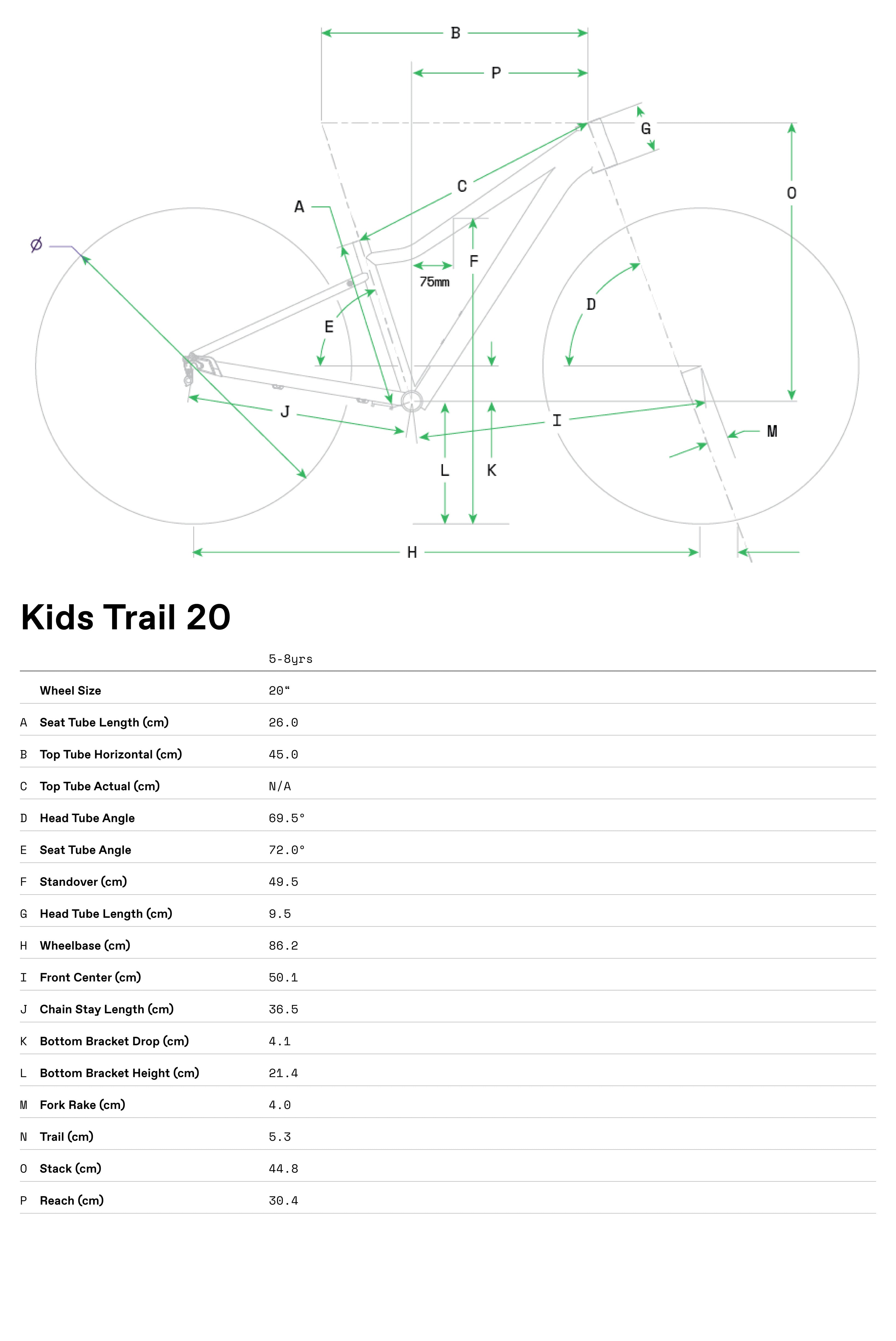 Cannondale Kids Trail 20 2026 Cactus Green #7