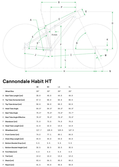 Habit HT 1 Cannondale 2025 Tiger Shark #7