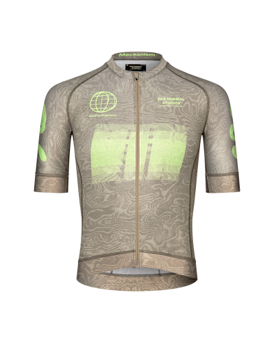 Maillot Manga Corta Pas Normal Studios Mechanism Logo Hombre AOP RTN Earth