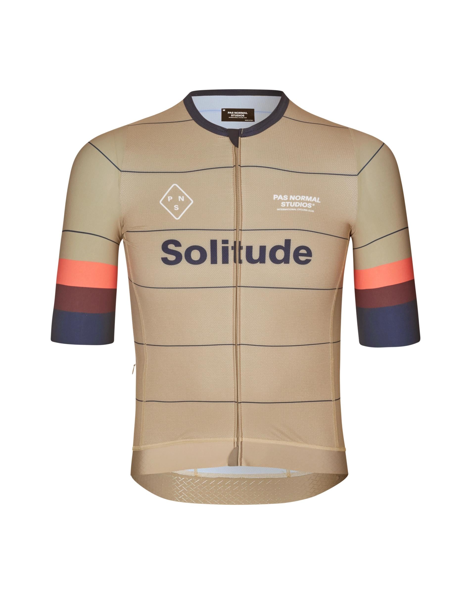 Maillot Manga Corta Solitude Late Drop Pas Normal Studios Hombre Beige