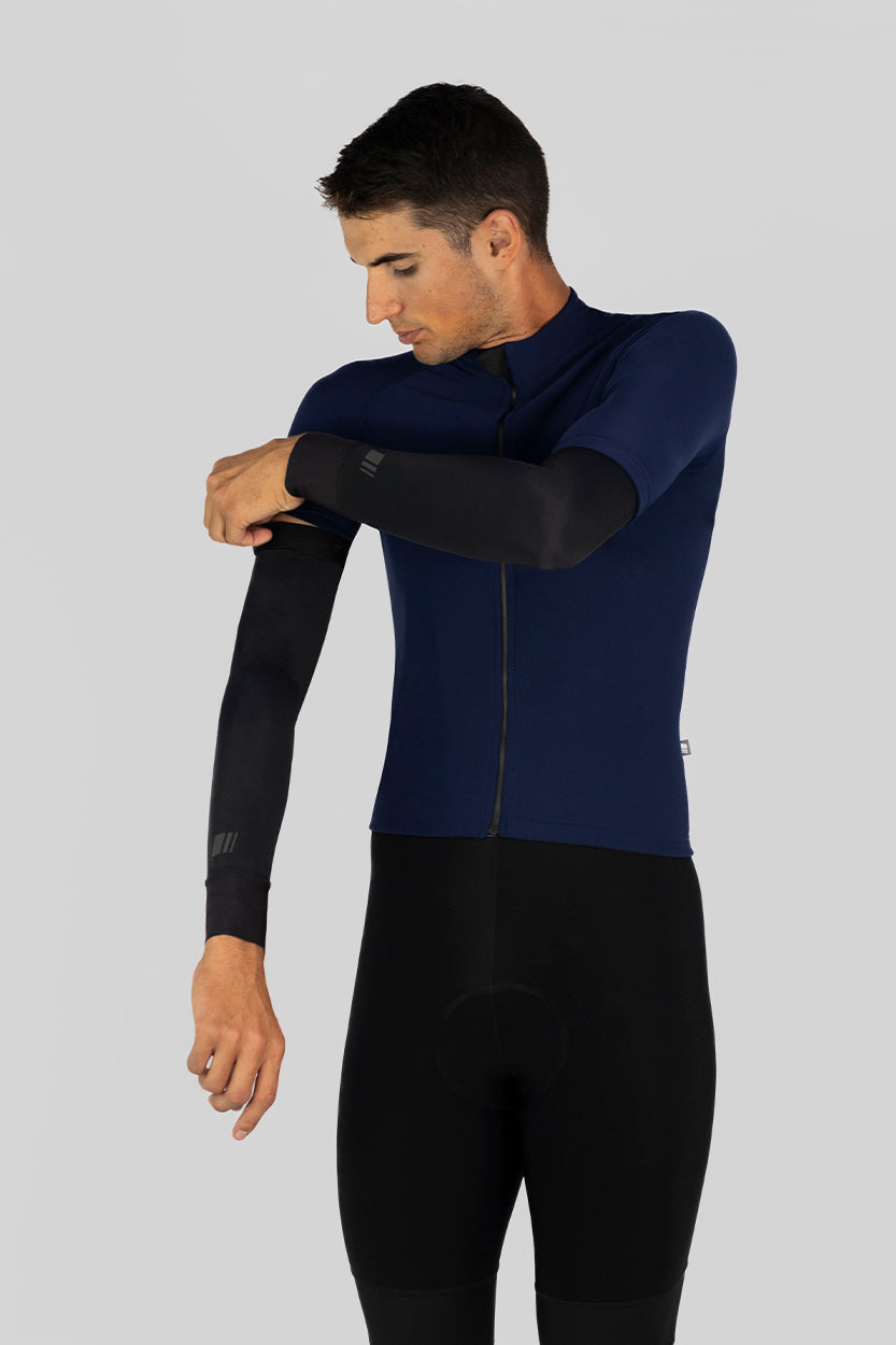 Manguitos Gsport Pro Team Invierno Negro #2