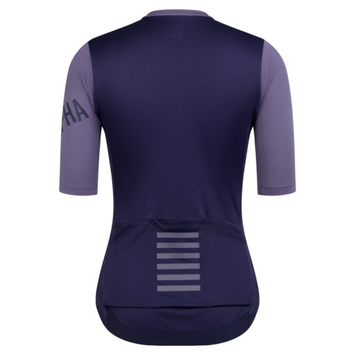 Pro Team Maillot Entrenamiento Rapha Mujer Dusted Dusted Lilac/Navy Purple #2