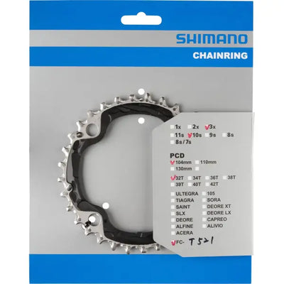 Plato Shimano Deore FC-M5100-1 Negro #2