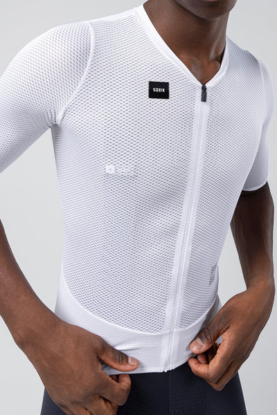 Gobik Maillot Manga Corta Carrera 3.0 Unisex Blanco #3