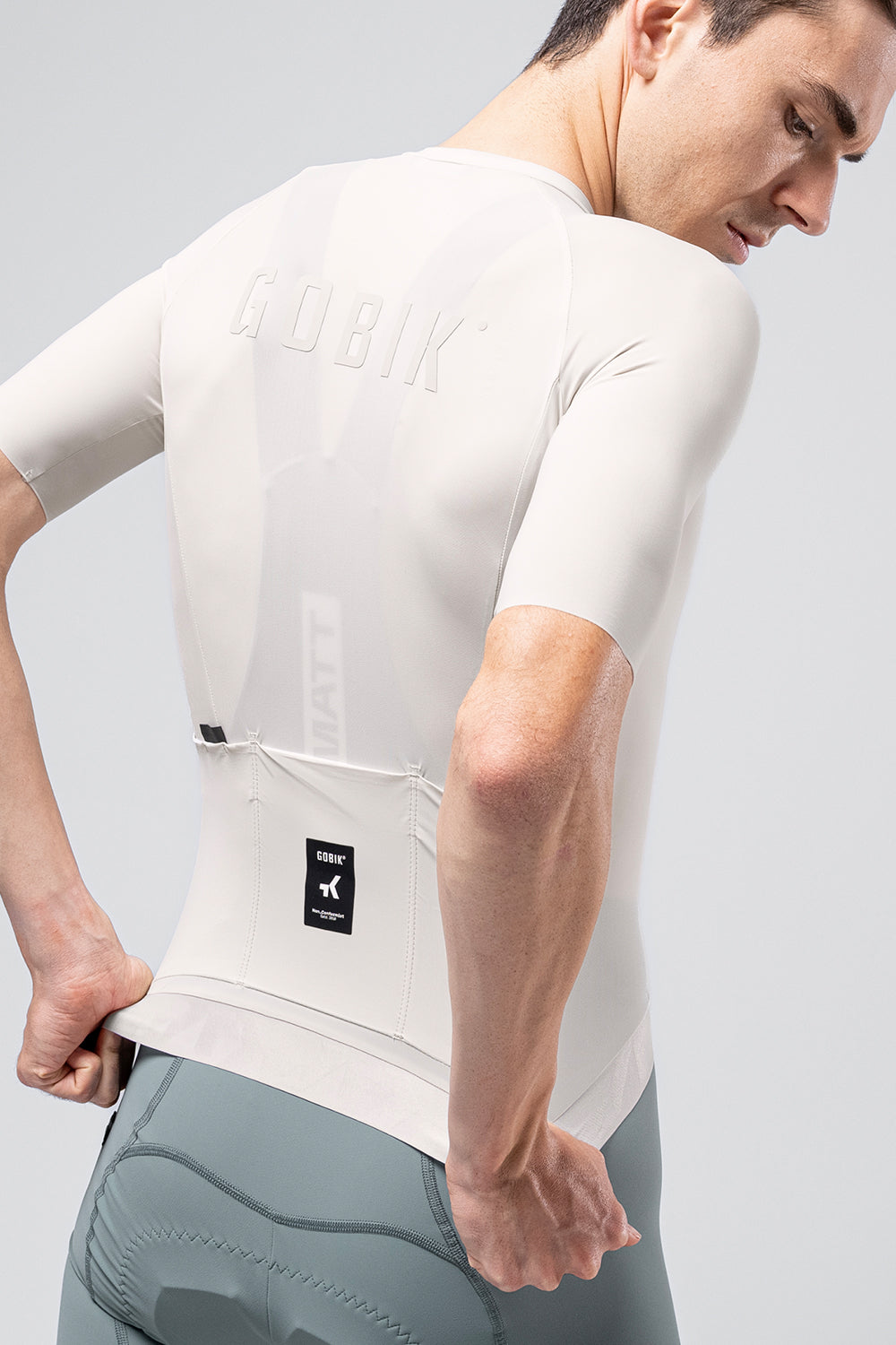 Maillot Manga Corta CX Solid Gobik Unisex Argonite #4