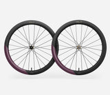 Oquo Jeu de Roues Gravel RP50LTD Shimano HG Metallic Mulberry